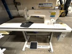 1 x SunStar KM-2300MG Industrial Single Needle Lockstitch Sewing Machine With Table