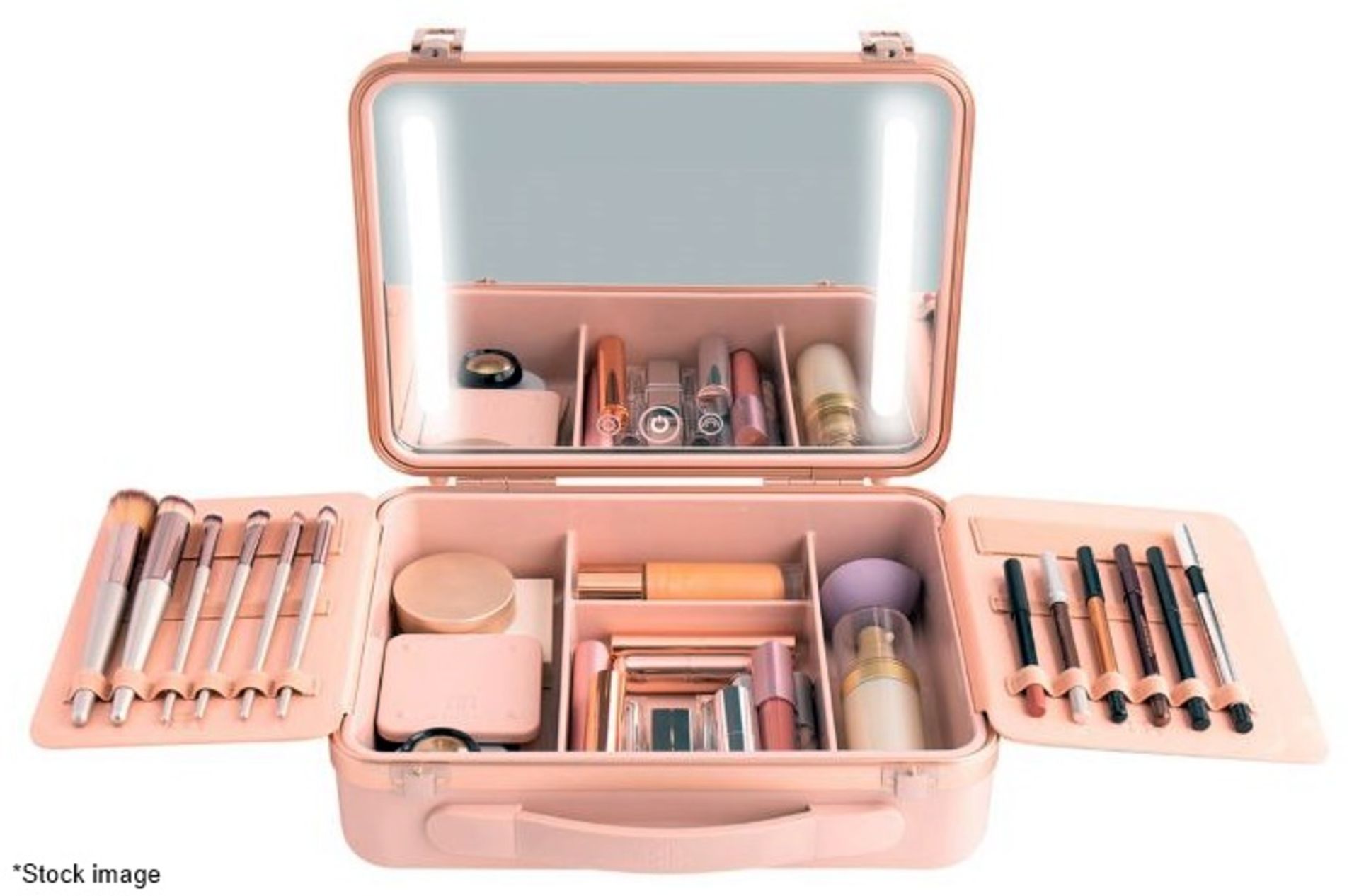 1 x BEAUTIFECT 'Beautifect Box' Make-Up Carry Case With Built-in Mirror - RRP £279.00