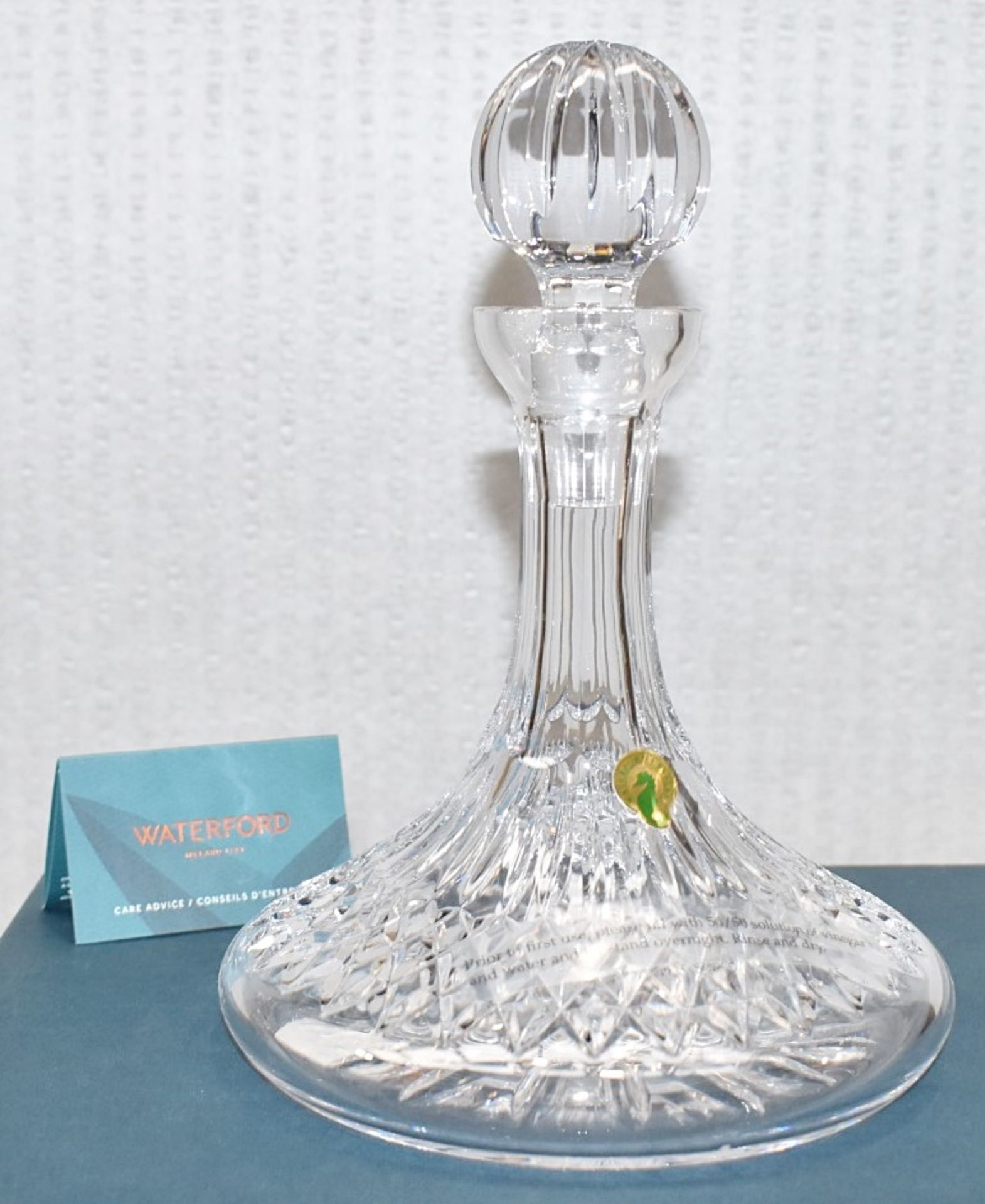 1 x WATERFORD 'Lismore' Lead Crystal Ships Decanter (850ml) - Original Price £450.00 - Boxed - Bild 3 aus 9