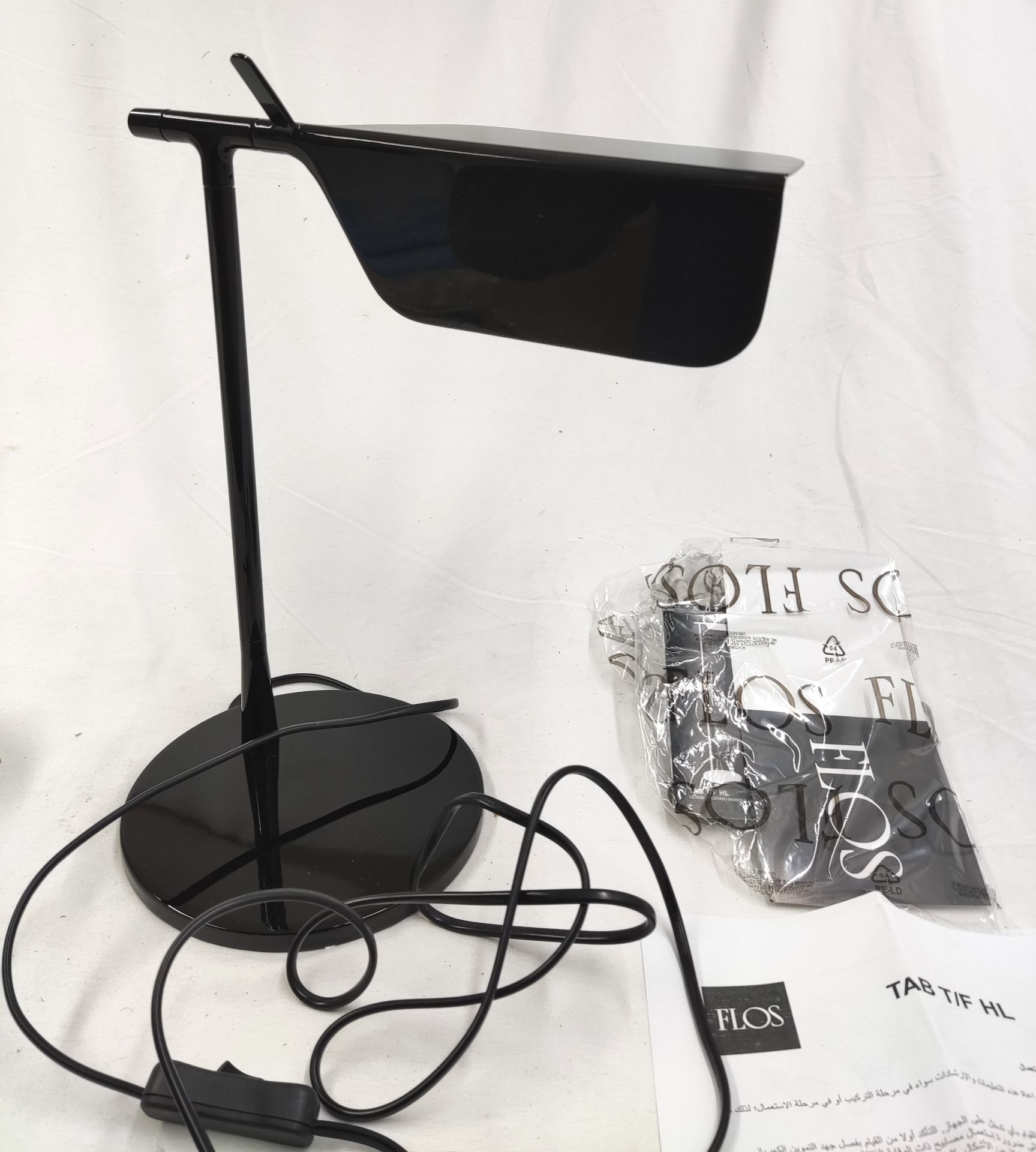 1 x FLOS Tab T Table Lamp With Adjustable Head - F6550330 - RRP £310 - Ref: ATR177-1/ATRPD - - Image 12 of 12