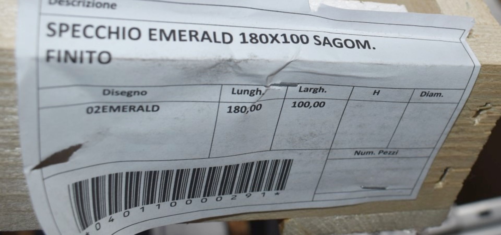 1 x CATTELAN ITALIA 'Emerald' Designer 1.8-Metre Long Wall Mirror - Original Price £1,425 - Image 11 of 13