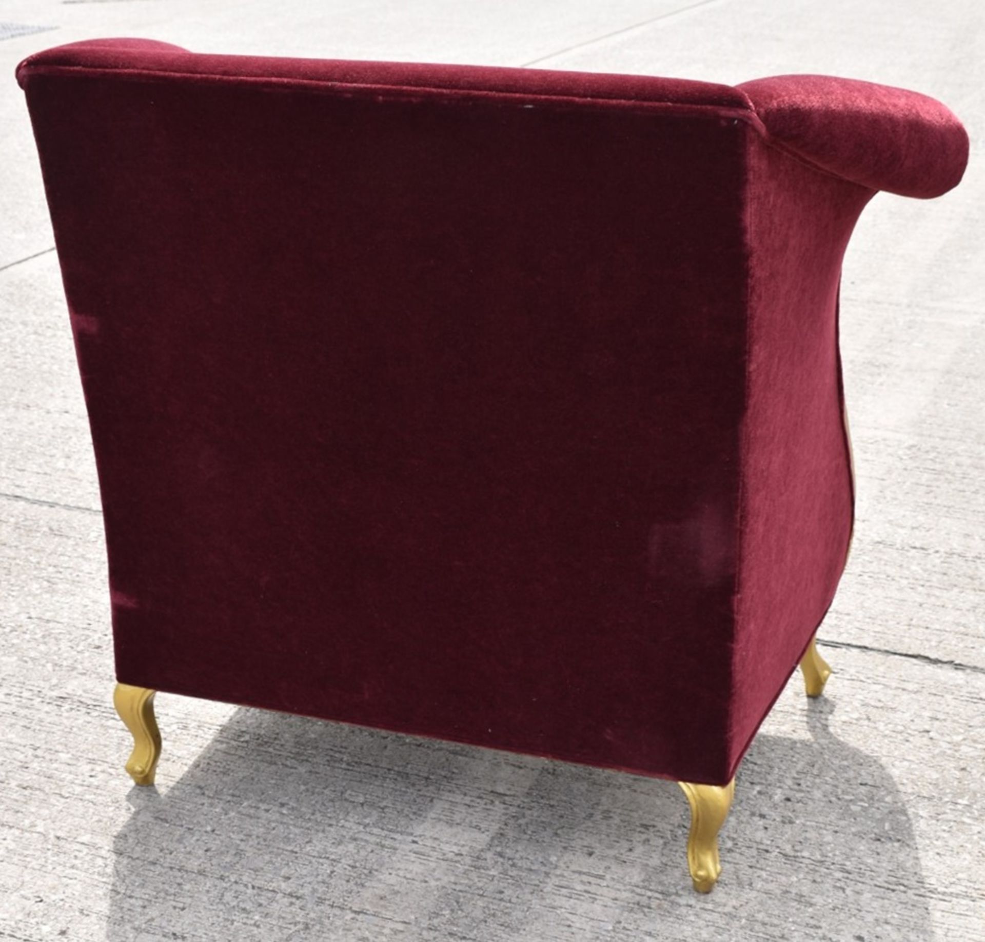 1 x CHRISTOPHER GUY Bespoke Opulent Velvet Upholstered Oversized Armchair - Original Price £4,000 - Image 5 of 10