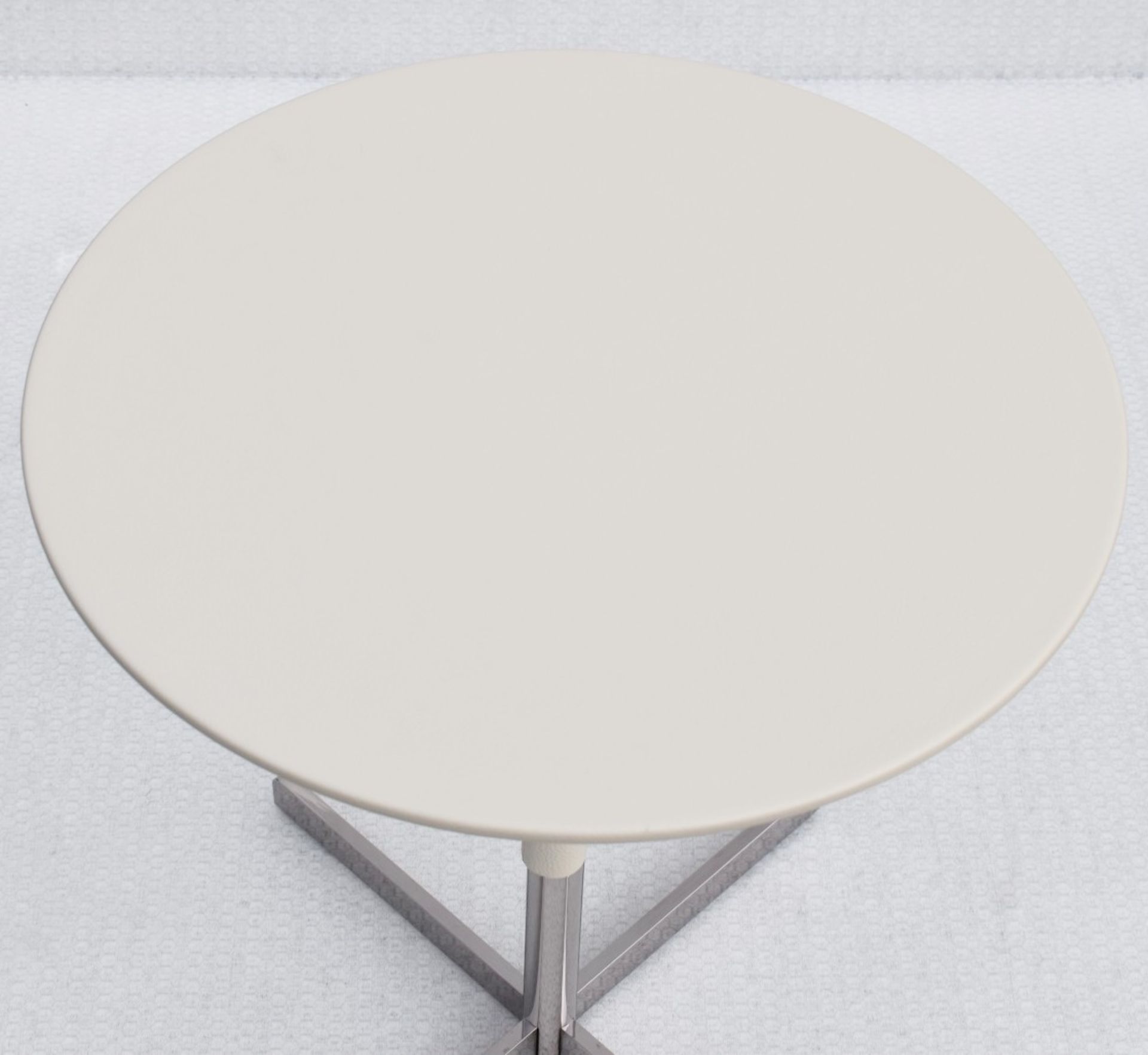 1 x POLTRONA FRAU 'Bob' Designer Leather Upholstered Coffee Table in Cream - Original Price £2,900 - Image 7 of 10