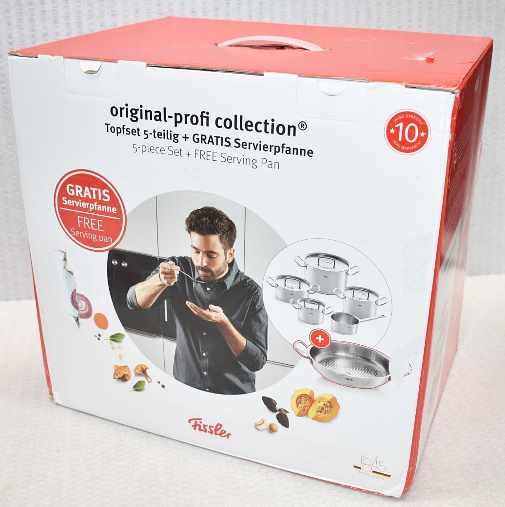 1 x FISSLER Original-Profi 6-Piece Cookware Set - Original Price £895.00 - Unused Boxed Stock