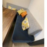 1 x Upholstered Corner Seating - CL894 - NO VAT ON THE HAMMER - Location: Altrincham