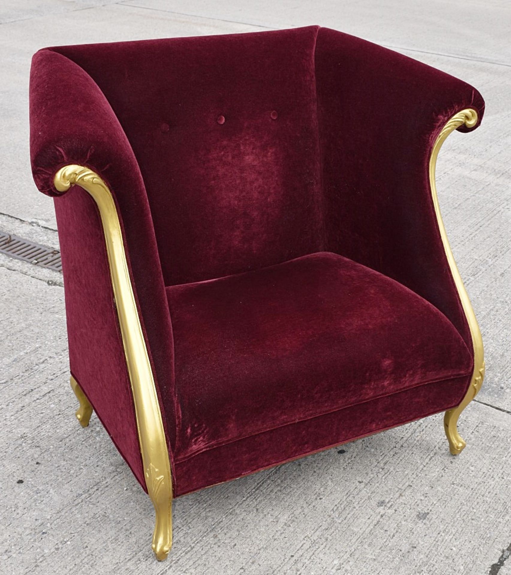 1 x CHRISTOPHER GUY Bespoke Opulent Velvet Upholstered Oversized Armchair - Original Price £4,000 - Image 3 of 10
