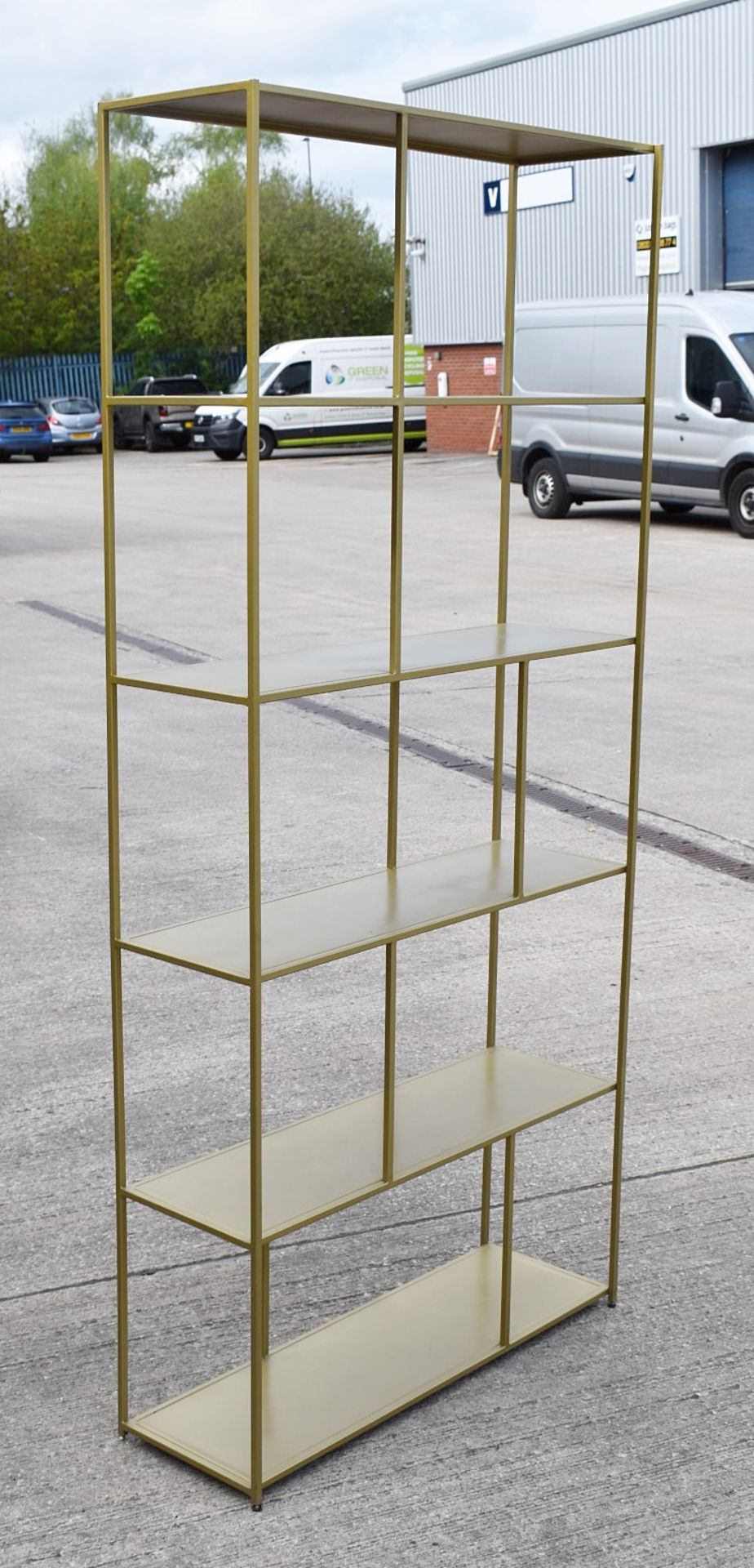 1 x SWOON 'Aero' Handcrafted Art Deco Inspired Book Case Shelving Unit - Original Price £599.00 - Image 3 of 7