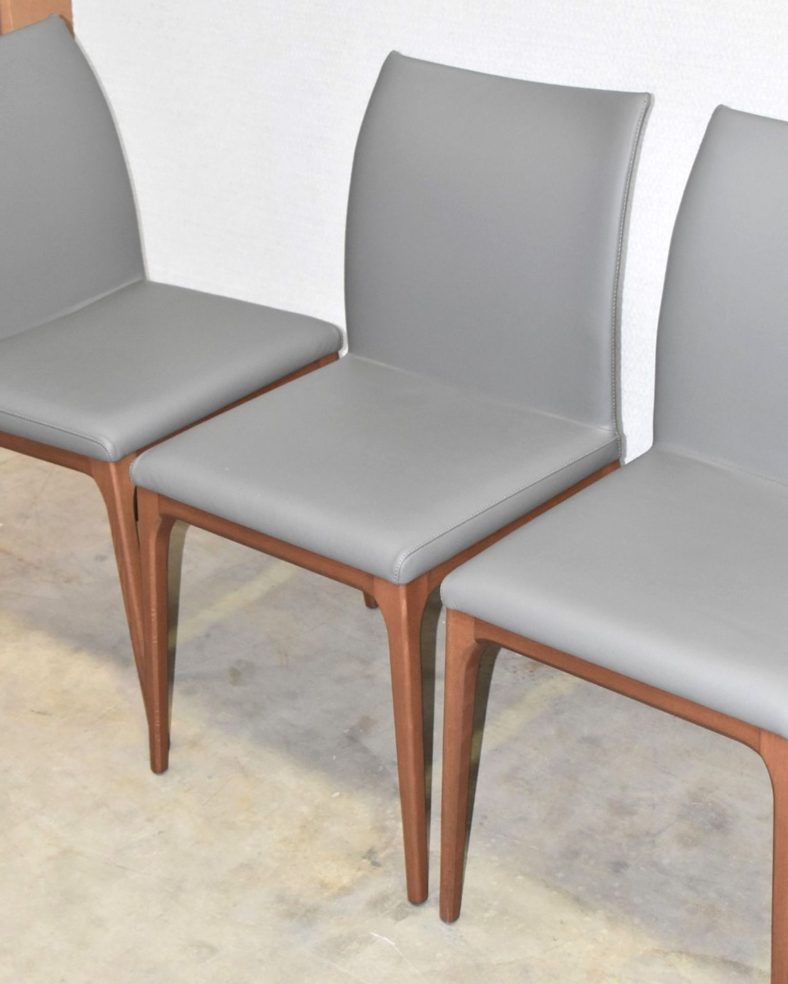 4 x CATTELAN ITALIA 'Arcadia Couture' Leather Upholstered Dining Chairs - Total Original RRP £3,540 - Image 17 of 19