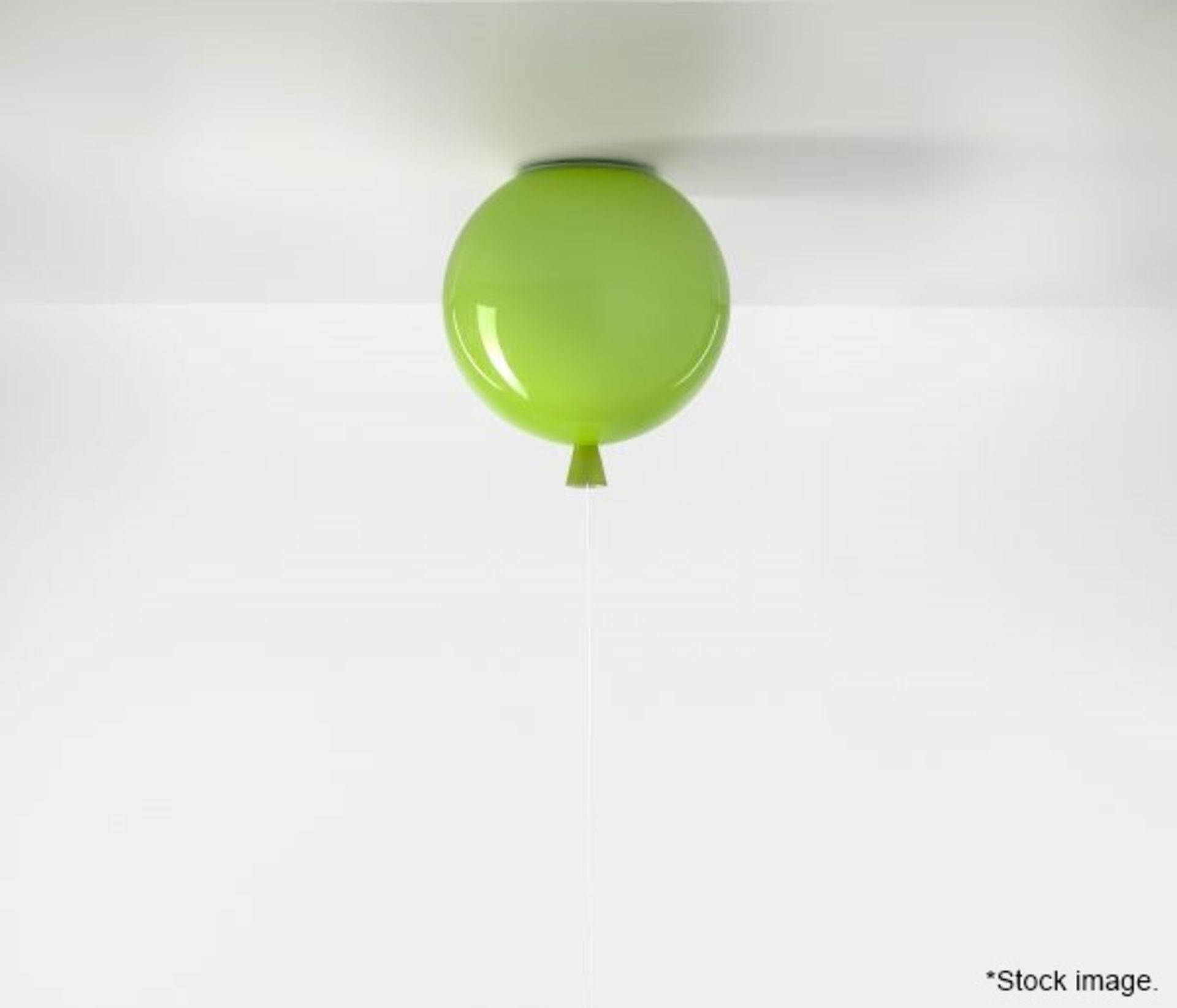 1 x BROKIS / BORIS KLIMEK "Memory" Balloon-shaped Designer Glass Light Fitting, Green - RRP £390.00 - Image 3 of 10