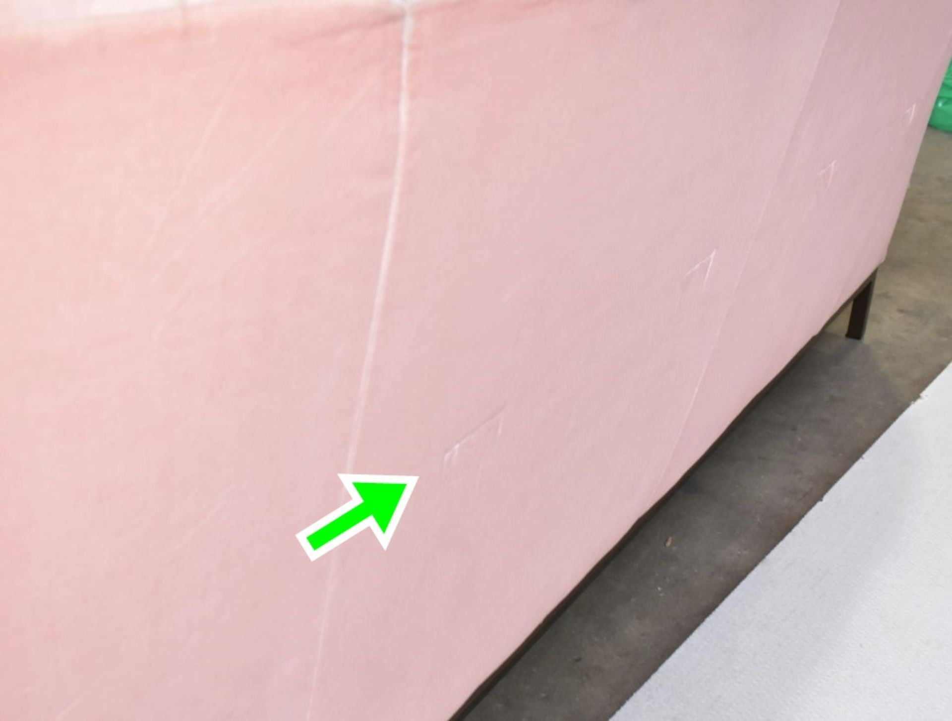 1 x LIGNE ROSET 'Phileas' Designer Pink Velvet Upholstered Designer 2.2-Metre Sofa - RRP £6,244 - Image 10 of 10