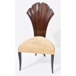 6 x CHRISTOPHER GUY 'La Croisette' Luxury Hand-carved Solid Mahogany Designer Dining Chairs -