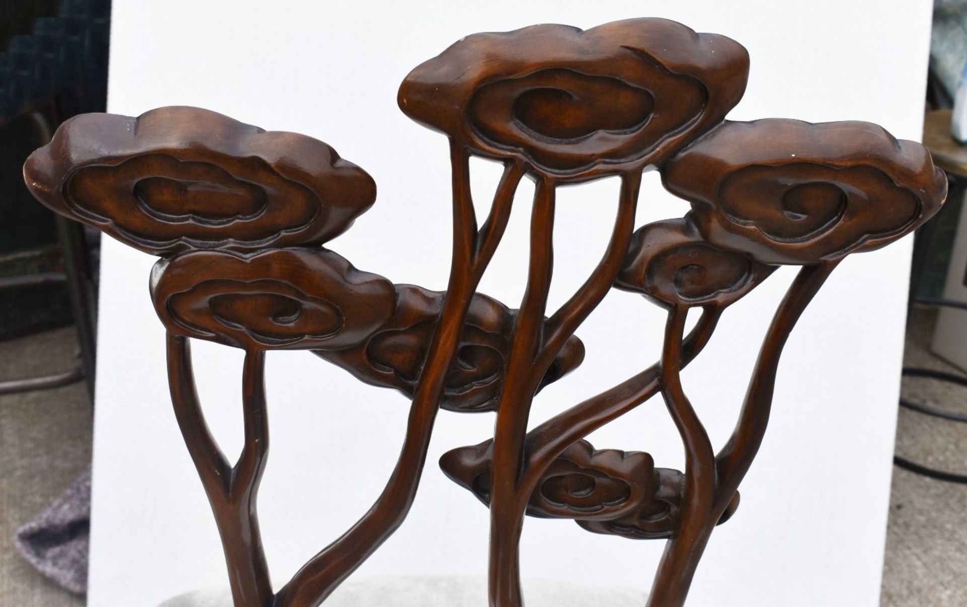 1 x CHRISTOPHER GUY 'Le Jardin' Luxury Hand-carved Solid Mahogany Designer Dining Chair - Recently - Image 7 of 14
