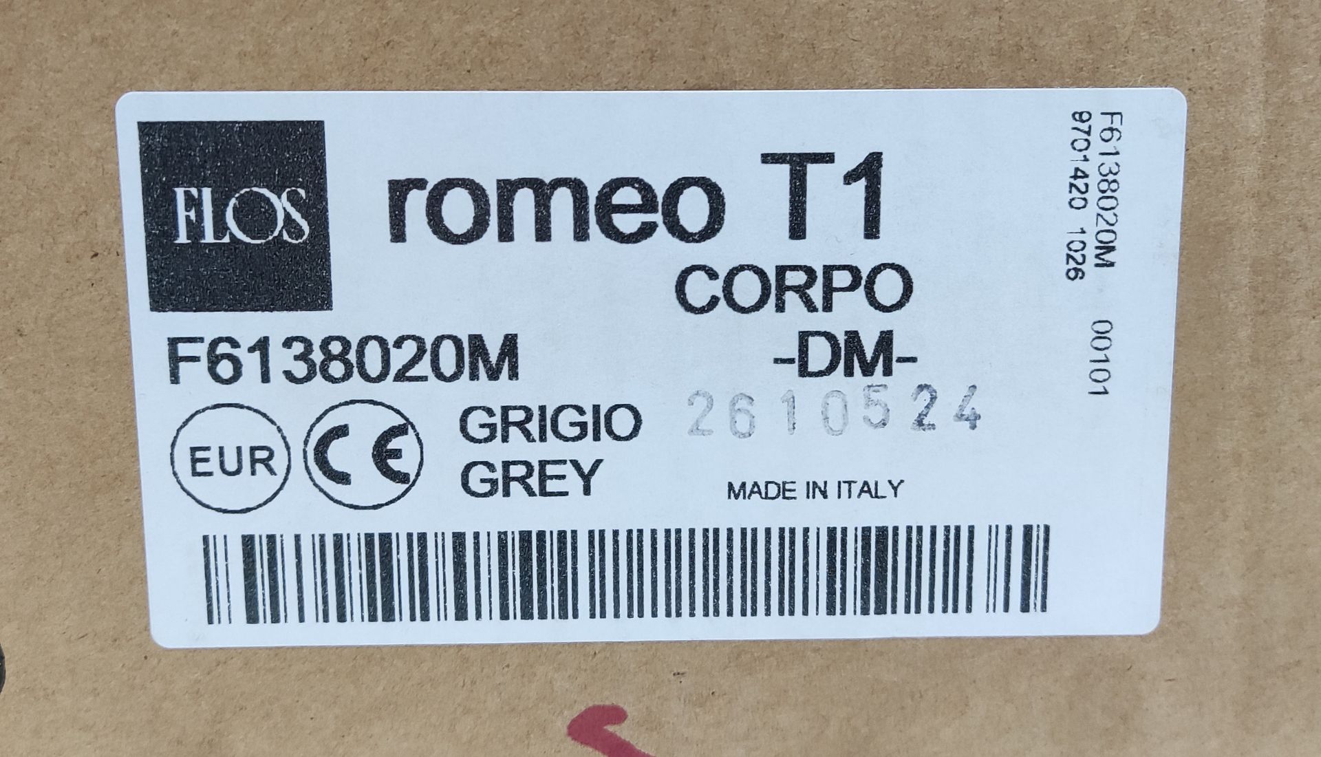 1 x FLOS Romeo Moon T1 Table Lamp In Grey - 665mm Tall - RRP £750 - Ref: ATR126/ATR122/ATRPA - - Image 10 of 11