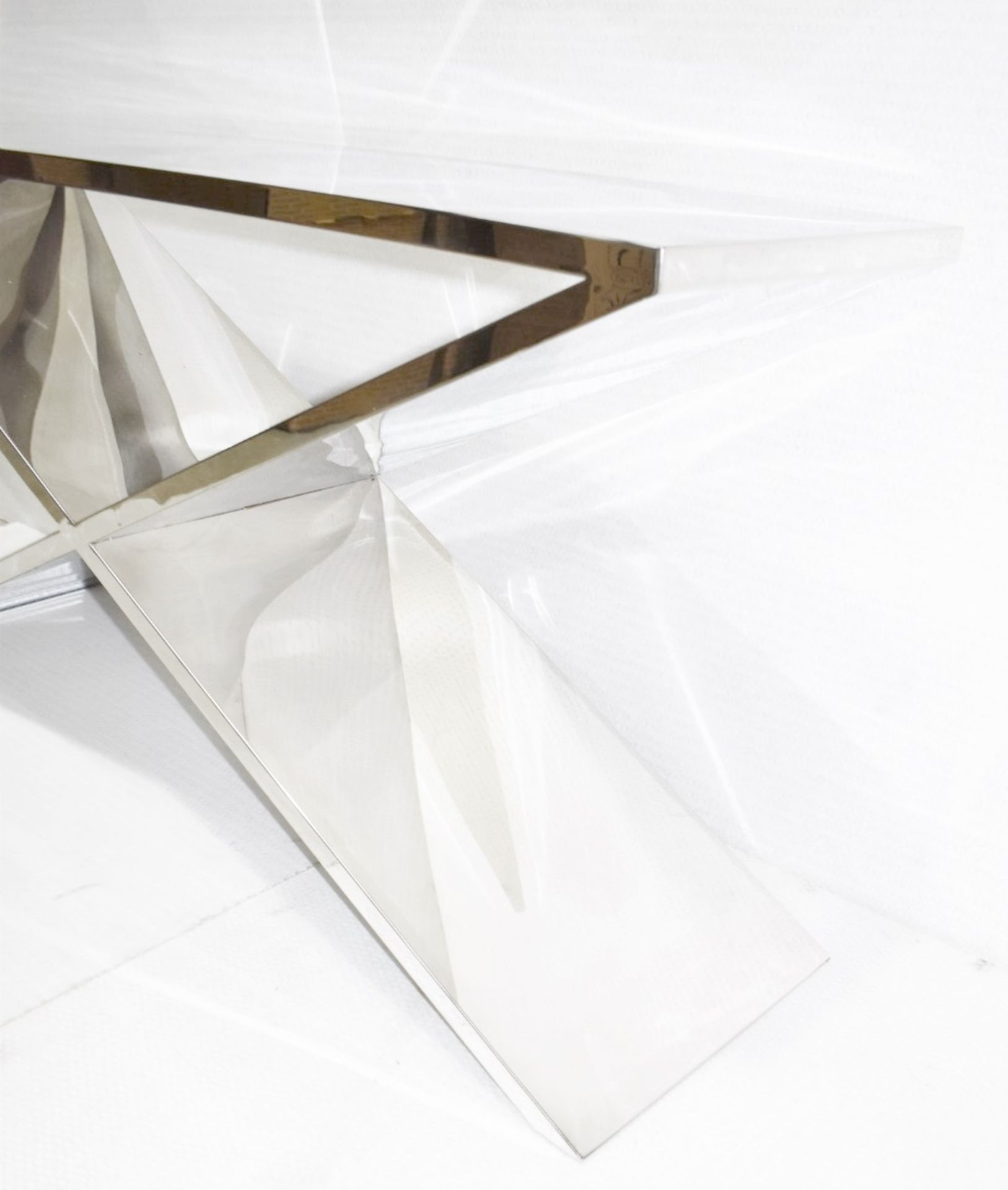 1 x EICHHOLTZ 'Metropole' Luxury Handcrafted Mirrored Console Table - Original Price £2,810 - Image 5 of 10