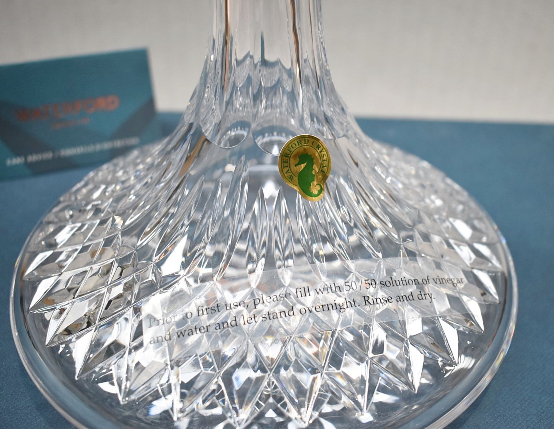 1 x WATERFORD 'Lismore' Lead Crystal Ships Decanter (850ml) - Original Price £450.00 - Boxed - Bild 6 aus 9
