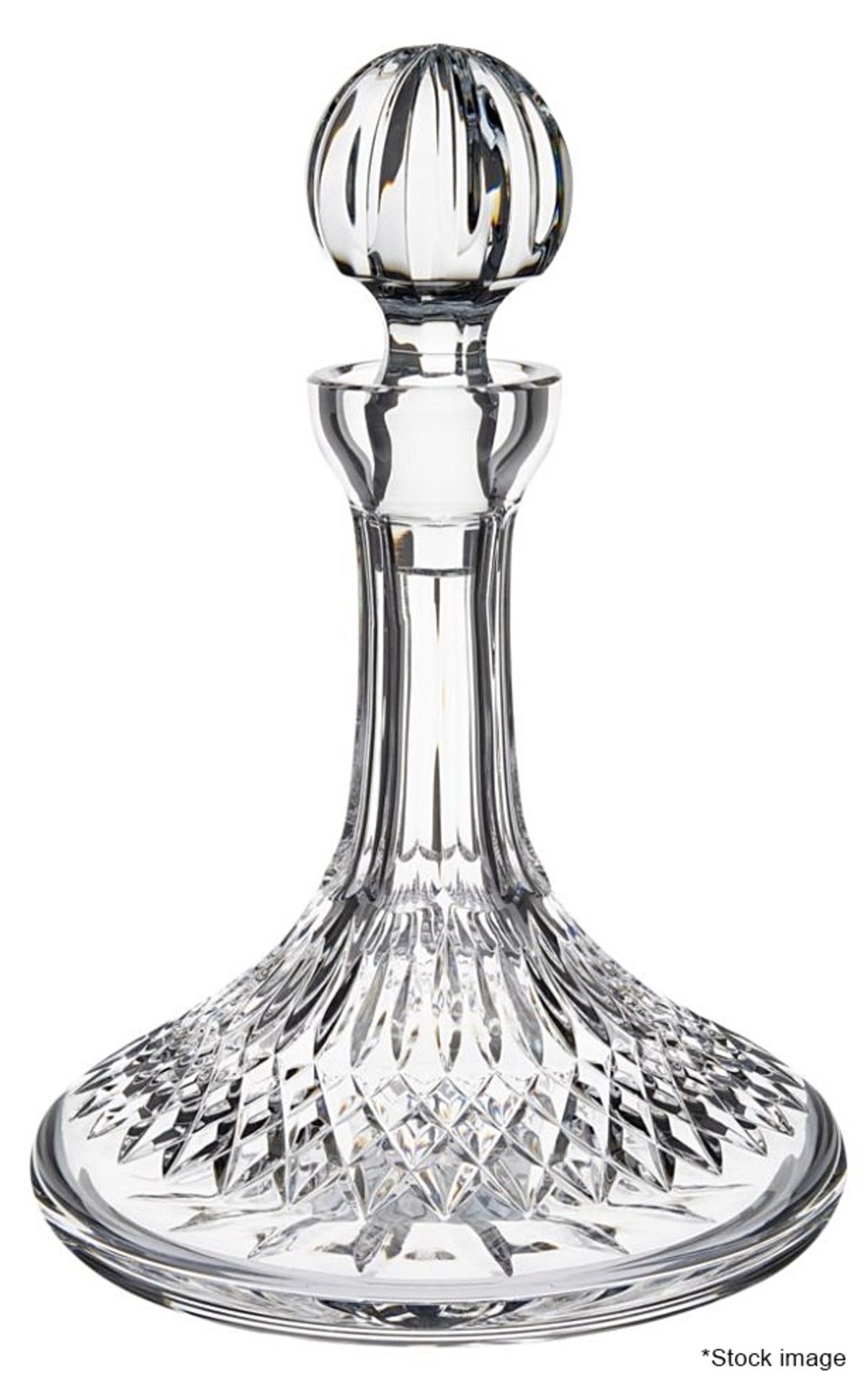 1 x WATERFORD 'Lismore' Lead Crystal Ships Decanter (850ml) - Original Price £450.00 - Boxed - Image 9 of 9