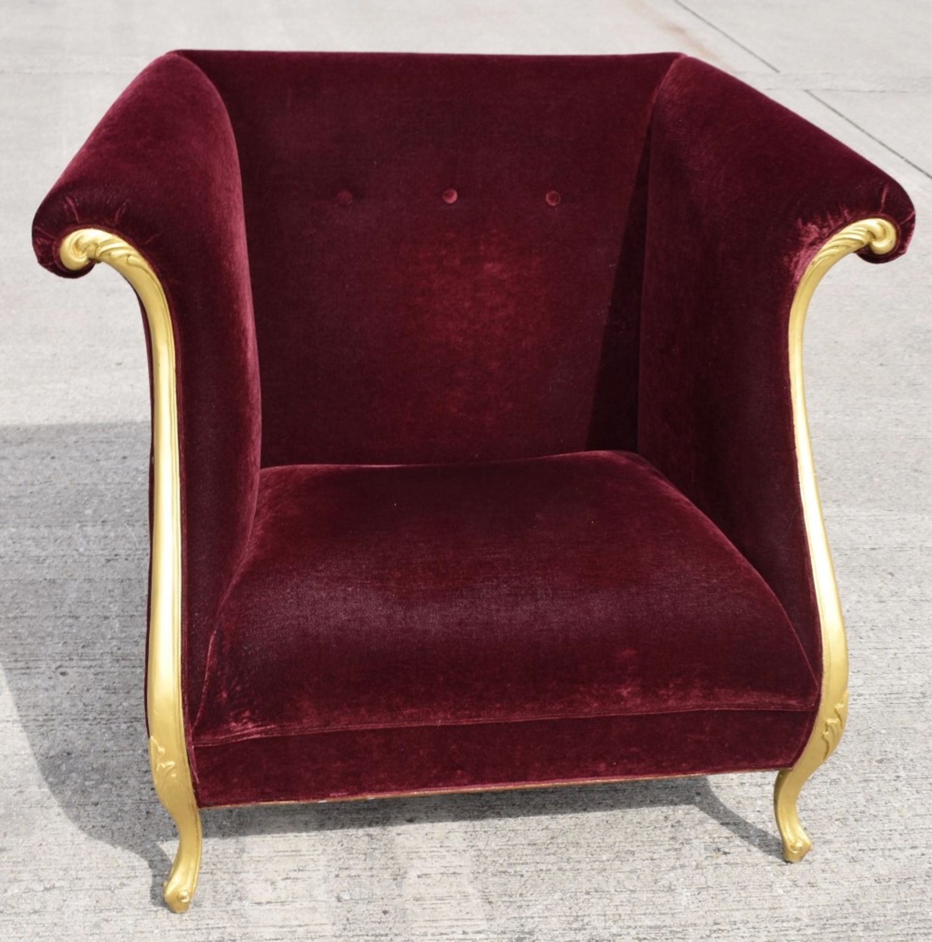 1 x CHRISTOPHER GUY Bespoke Opulent Velvet Upholstered Oversized Armchair - Original Price £4,000 - Image 2 of 10