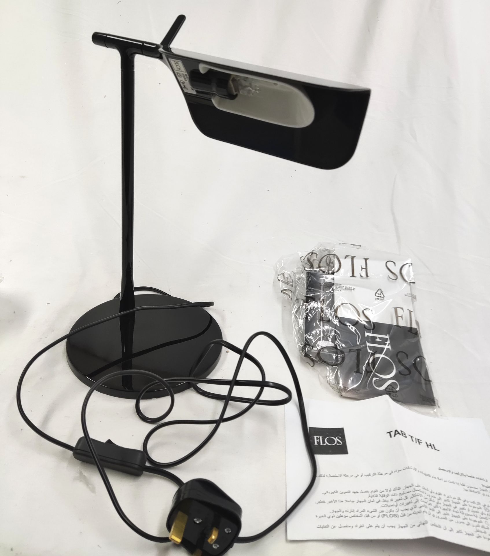 1 x FLOS Tab T Table Lamp With Adjustable Head - F6550330 - RRP £310 - Ref: ATR177-1/ATRPD - - Image 11 of 12