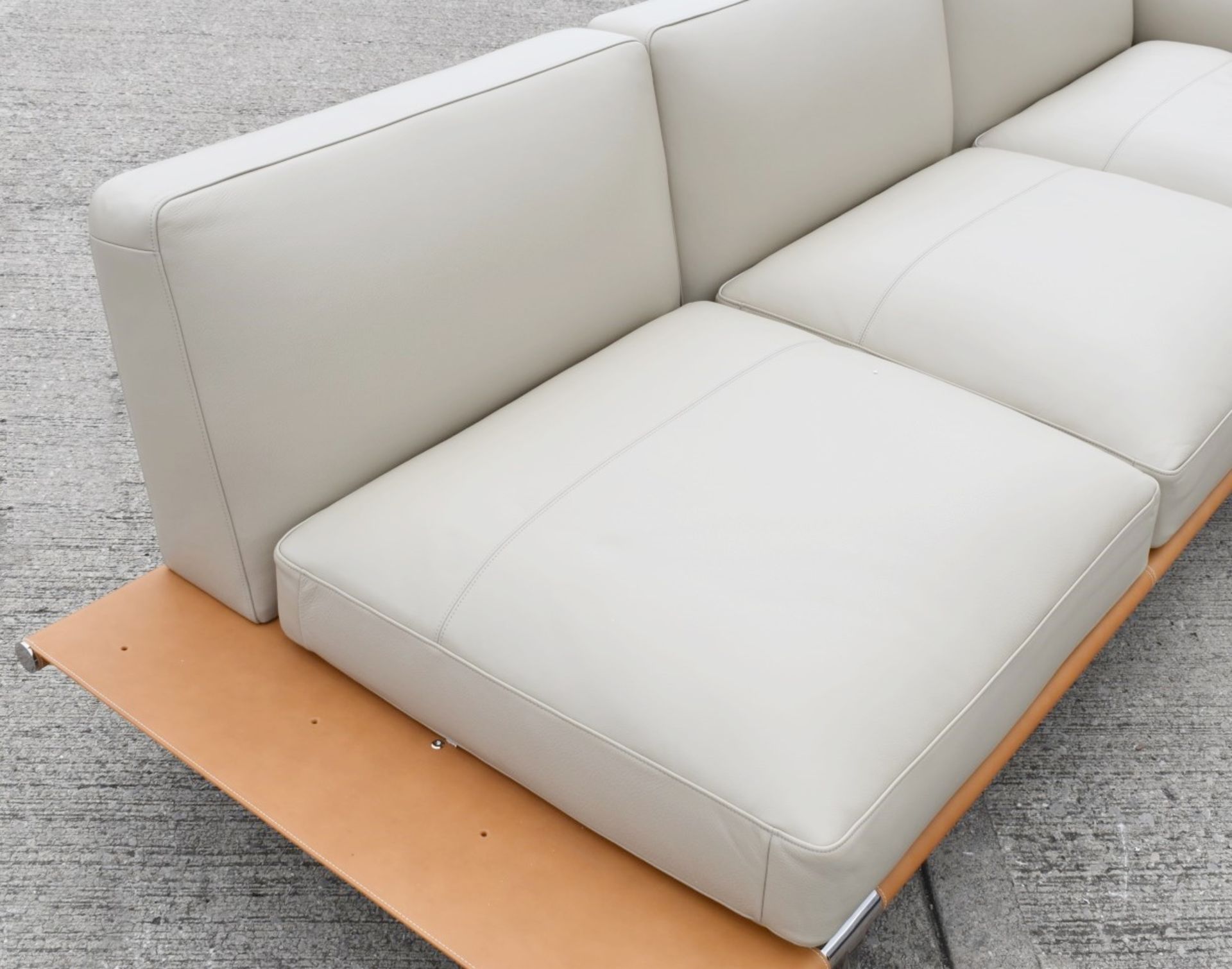 1 x POLTRONA FRAU Let It Be Designer Leather Modular 3-Seater Sofa with Storage End - RRP £14,000 - Image 8 of 21