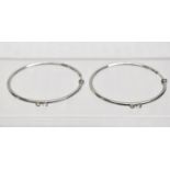 Pair Of DIOR Hoop Earrings - Ref: CNT778/WH2/C23 - CL011