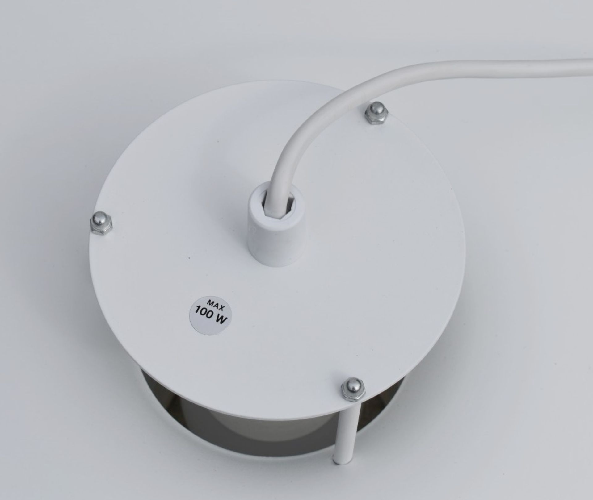 1 x ARTEK 'JL341' Designer Handcrafted Suspension Pendant Lamp In White - Original Price £800.00 - Image 5 of 8