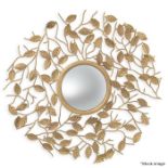 1 x EICHHOLTZ 'Fiona' Large Opulent Decorative Mirror Wall Art - RRP £1,195 *Read Full Description*