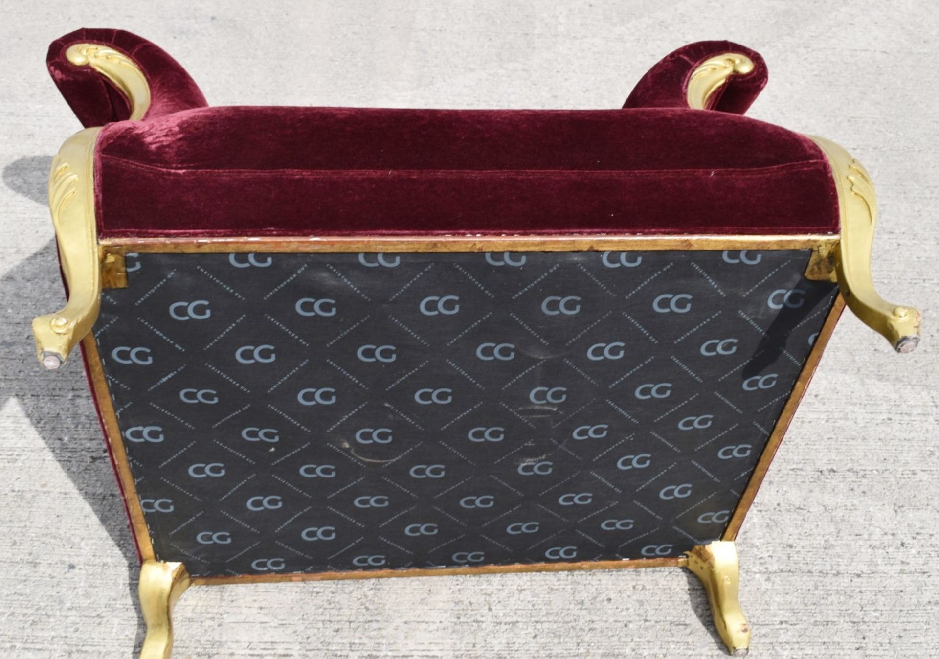 1 x CHRISTOPHER GUY Bespoke Opulent Velvet Upholstered Oversized Armchair - Original Price £4,000 - Image 6 of 10