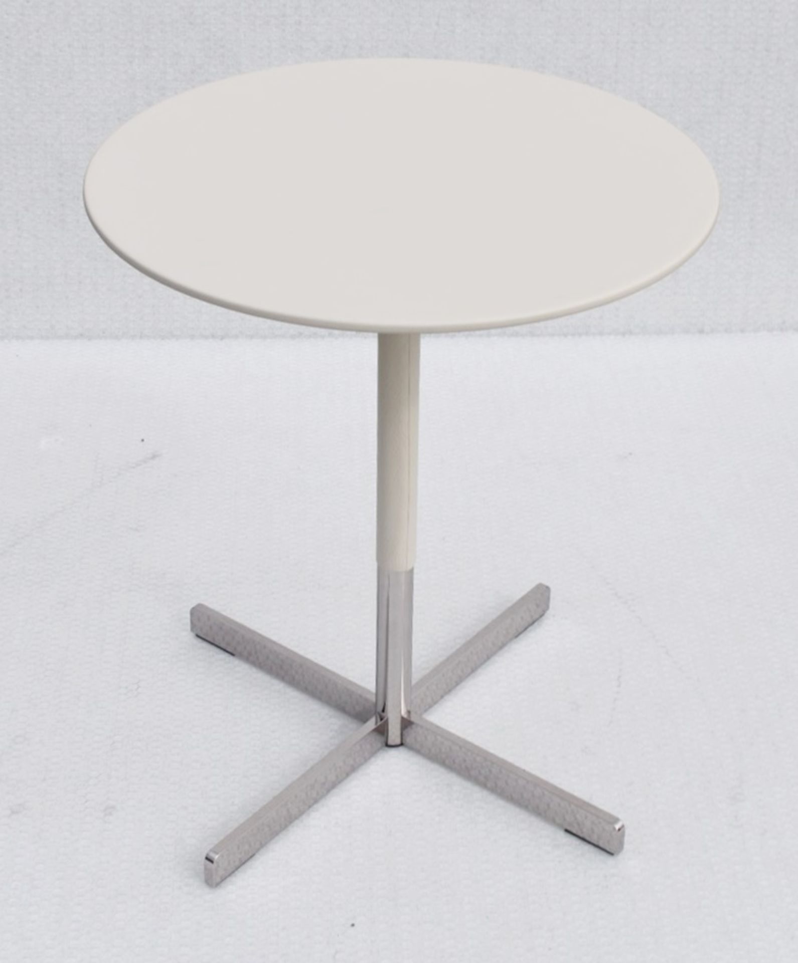 1 x POLTRONA FRAU 'Bob' Designer Leather Upholstered Coffee Table in Cream - Original Price £2,900 - Image 2 of 10