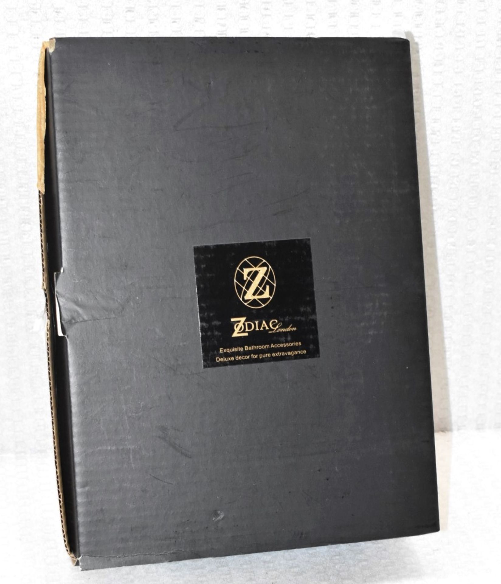 1 x ZODIAC Luxury Chrome Trimmed Glass Tray - Original Price £300.00 - Boxed - Read Full Description - Image 5 of 6