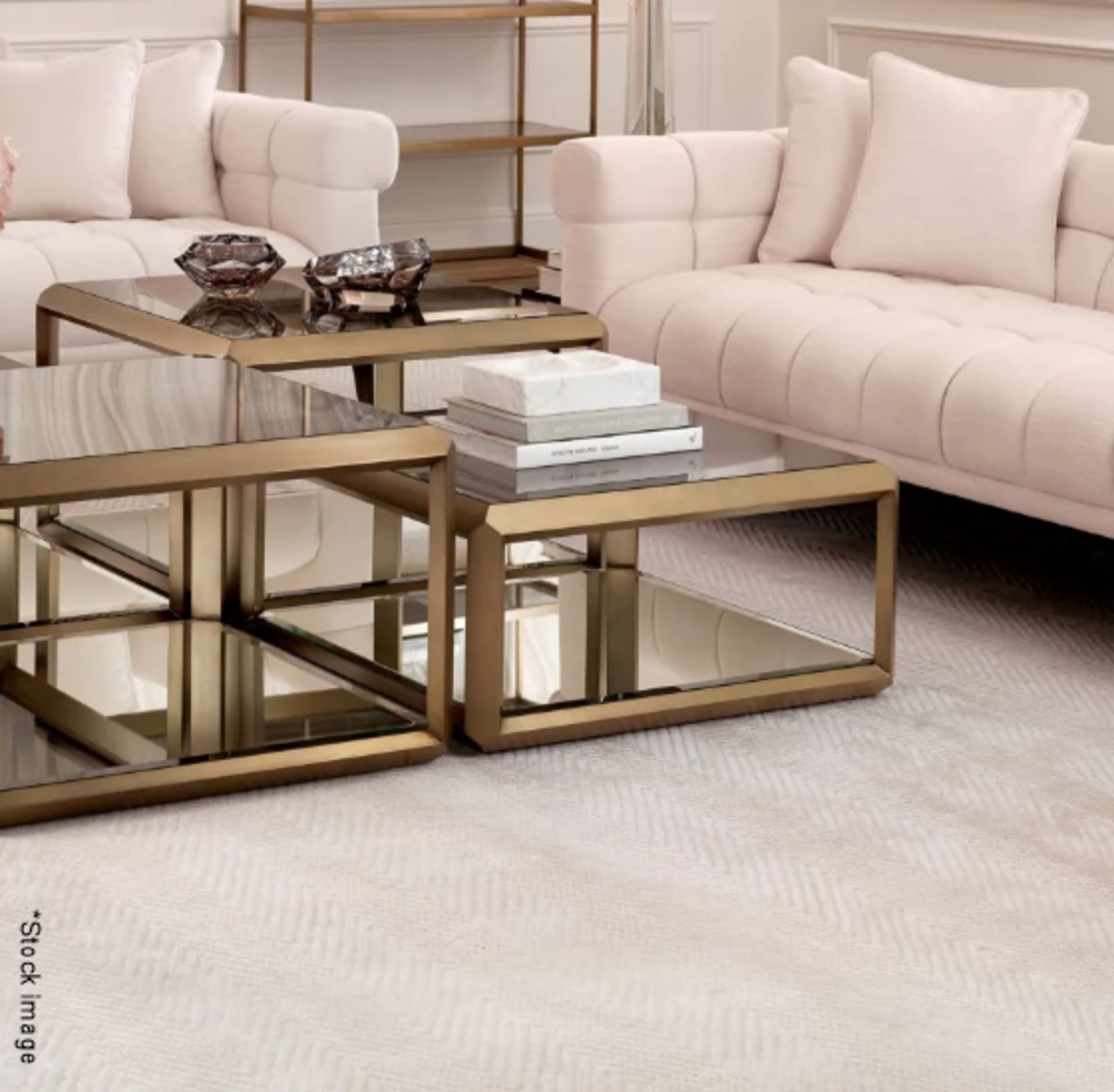 1 x EICHHOLTZ Luxury Handwoven Herringbone Carpet Rug, 200 x 300cm - Original Price £1,886