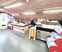 Contents of an Italian Pizzeria Coffee Shop - Appliances, Counters, Prep Area, Seating & More!