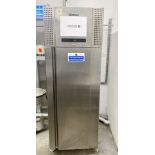 1 x Gram Upright Commercial Refrigerator With Stainless Steel Finish - Dimensions: H190 x D70 x D70
