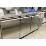 1 x Atosa Three Door Countertop Prep Refrigerator