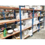 4 x Boltless Storage Shelves - Contents Not Included