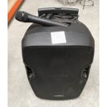 1 x KAM RZ12A Bluetooth PA Speaker With Radio and Wireless Microphone