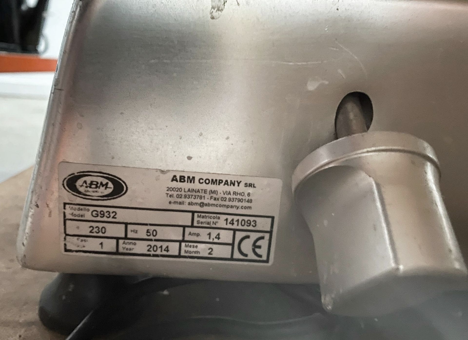 1 x ABM G932 Commercial Meat Slicer - Image 5 of 6