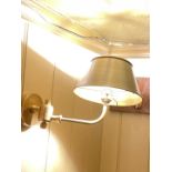 4 x Assorted Vintage Single Sconce Wall Bedside Lights With Foldaway Swing Arm and Brass Finish