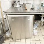 1 x Gramm Commercial Stainless Steel Undercounter Fridge