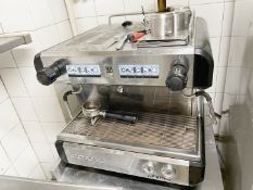 1 x CONTI CC100 2-Group Traditional Espresso Coffee Machine, 230v - CL909 - Location: London, W1U