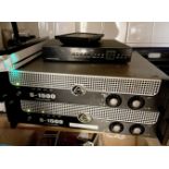 2 x WHARFEDALE S-1500 watt PA Power Rack Amplifier Units