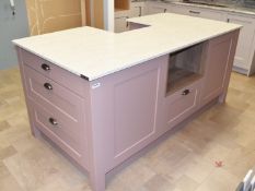 1 x LochAnna Ex Display Kitchen Island With Granite Worktops