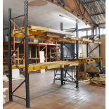 2 x Bays of Pallet Racking - Includes 3 x Uprights and 8 x Crossbeams - Size: H300 x W500 x D90cms