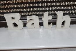 1 x Freestanding 'Bath' Home Decor / Shop Signage