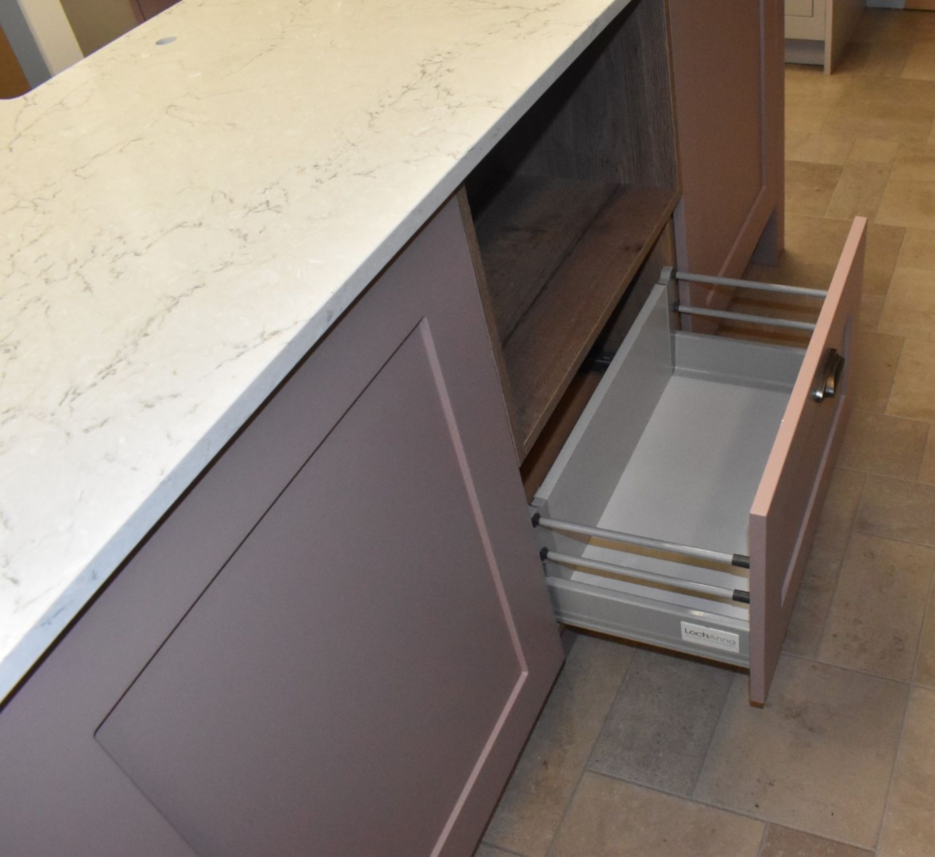 1 x LochAnna Ex Display Kitchen Island With Granite Worktops - Image 26 of 38