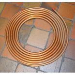 1 x Reel of Unused Copper Tubing - Approx Diameter 20 Inches