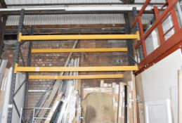 1 x Bays of Pallet Racking - Includes 3 x Uprights and 4 x Crossbeams