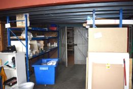 1 x Collection of Heavy Duty Warehouse Shelving - Includes 4 x Uprights and 12 x Crossbeams