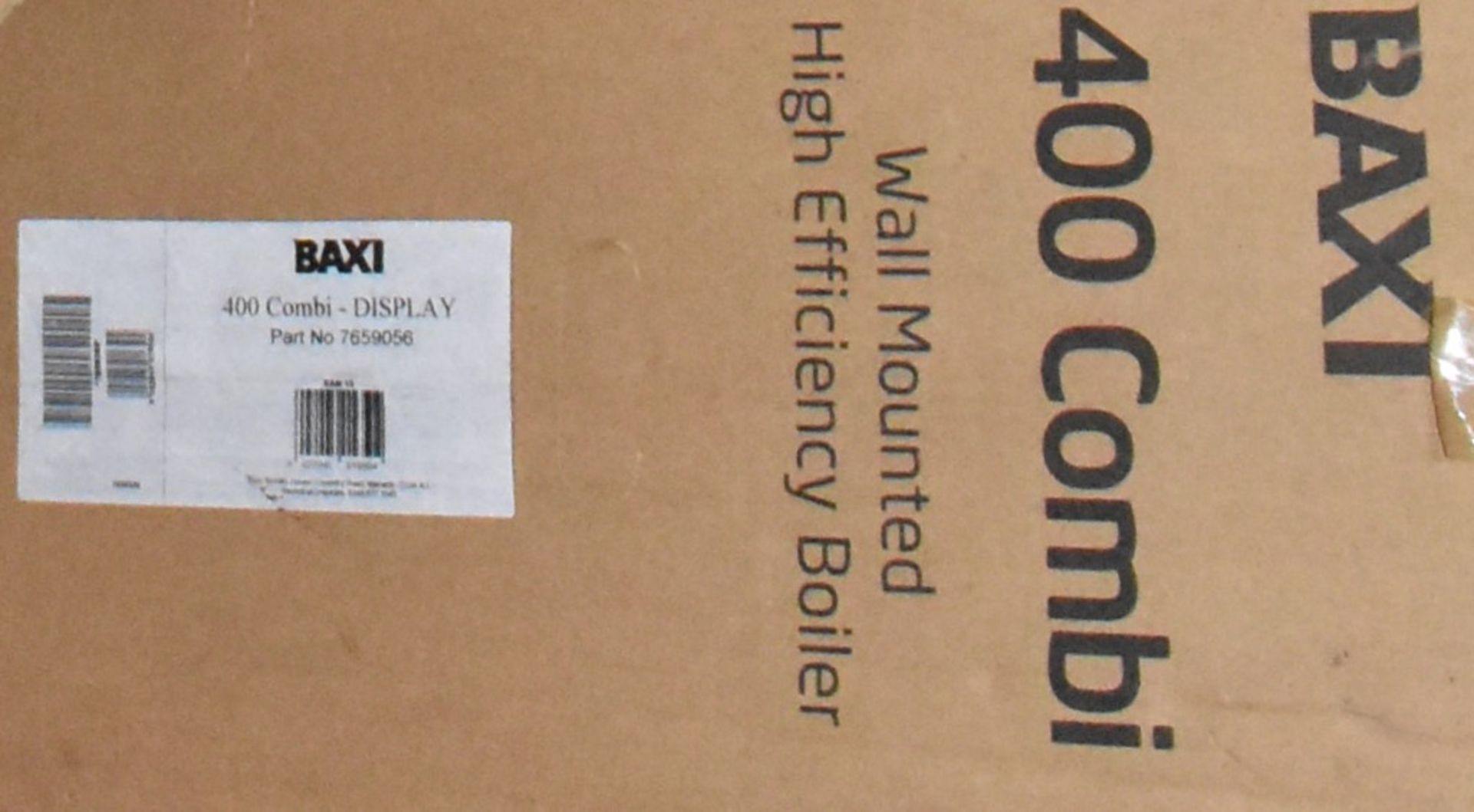 1 x BAXI 400 Wall Mounted Combi Boiler - Dummy Display Item - New and Sealed - Image 3 of 3