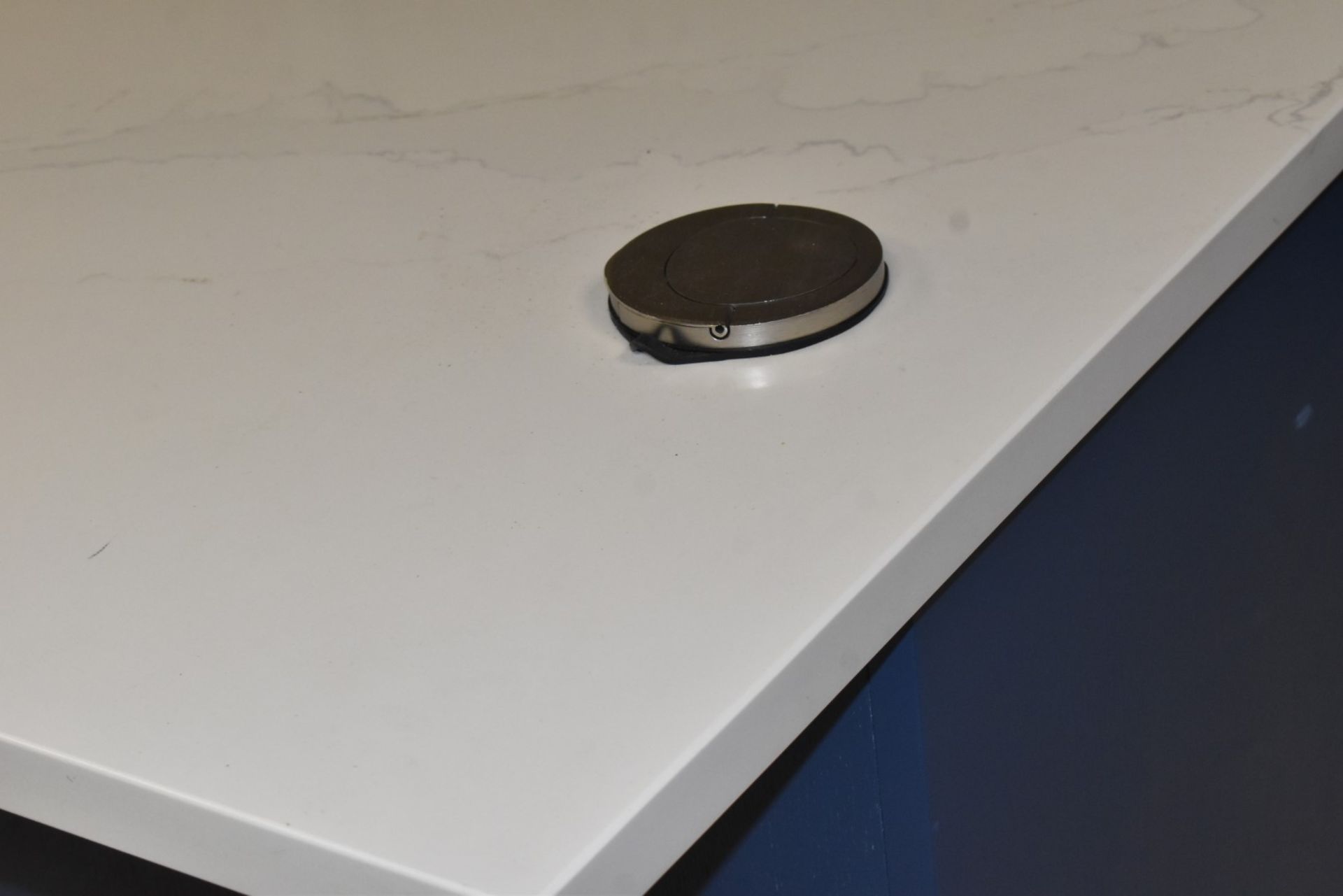 1 x LochAnna Ex Display Kitchen Island Finished in Indigo Blue With Cosentino Silestone Worktop - Image 5 of 25