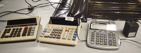 3 x Electronic Calculators